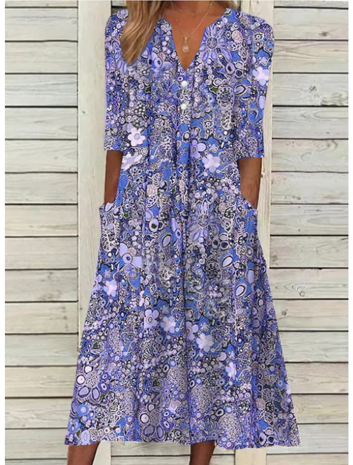 Wendie | ROBE D'ÉTÉ ÉLÉGANTE AVEC COUVERCLE POUR VENTRE